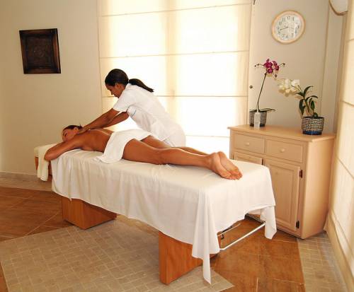 massage in a spa